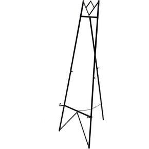 58 Inch Iron Adjustable Arts & Crafts Easels,Metal Easel Stand with Chain Support for Mirror,Floor Easels for Display Wedding Sign(Gold) in Kuwait