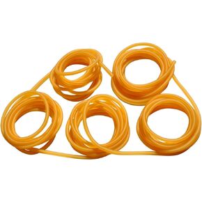 GM&BW 32FT, 3X7mm Slingshot Bands -Elastic Natural Latex Tubing with Ultimate Elongation of 700% - Accessories for Making Speargun or Professional Hunting Slingshot Catapult for Fishing