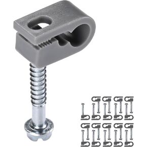 Yescom Starlink Cable Routing Kit Screws+ Clamps for Starlink Series Wire Clip 20 Packs