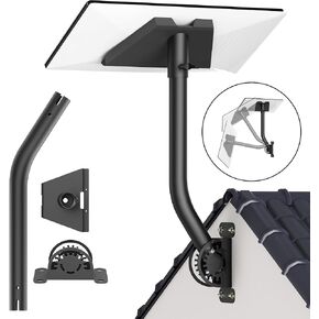 Starlink Gen 3 Mount, 180° Adjustable Starlink Mounting Kit, Heavy Duty Pivot Starlink Wall Mount, Starlink Pole Mount for Gen 3