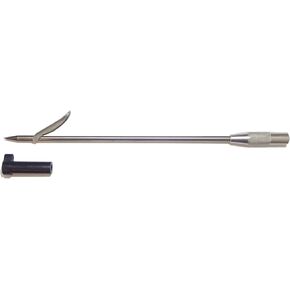 A MC JIOU Spearfishing Pole Spring Steel Spear Tip with Single Barb Head, 11"