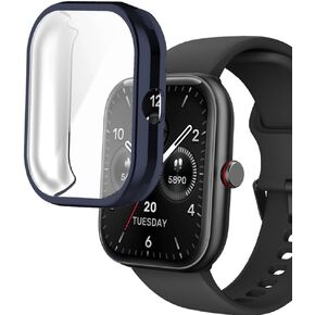 Watch Cases Compatible with Faweio, ENOMIR, WMK, Yoever, TOOBUR IDW20 1.91" Smart Watch, TPU Case with Screen Protector, Protecting Watch Body & Screen