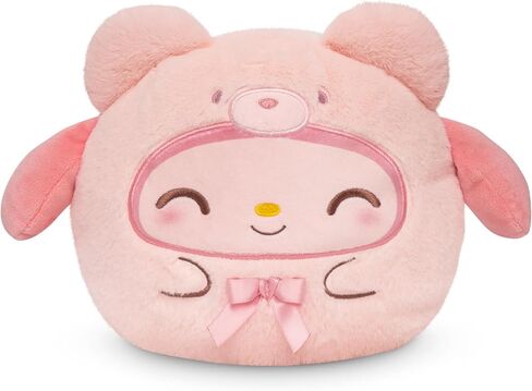 Teeturtle Hello Kitty Teddy Bear قابلة للانعكاس 6 بوصات - Sanrio المرخص رسميًا - حيوان لطيف Kawaii in Kuwait