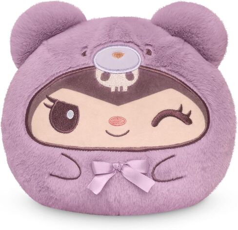 Teeturtle Hello Kitty Teddy Bear قابلة للانعكاس 6 بوصات - Sanrio المرخص رسميًا - حيوان لطيف Kawaii in Kuwait