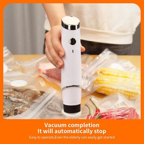 Handheld Vacuum Sealer for Food, Protable Compact Vacuum Sealer (Vacuum Sealers+ 30 Reusable Vacuum Seal Bags) in Kuwait