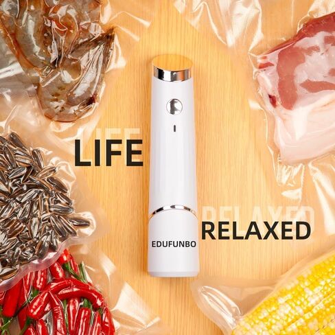 Handheld Vacuum Sealer for Food, Protable Compact Vacuum Sealer (Vacuum Sealers+ 30 Reusable Vacuum Seal Bags) in Kuwait