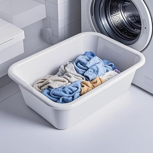 ZOENHOU 4 Pack 13 L Bus Tubs Plastic Bus Box, Gray Tubs Commercial Bus Box, Wash Basin Tote Box for Pantry Washing Dishes, 5 Inch Deep in Saudi Arabia