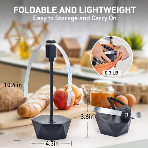 Guidot Fly Bug Fans for Food Tables ، Fly Control Table Top Top Keep Flies Away of Pannic Party Party Restaurant Camping and BBQ in Kuwait
