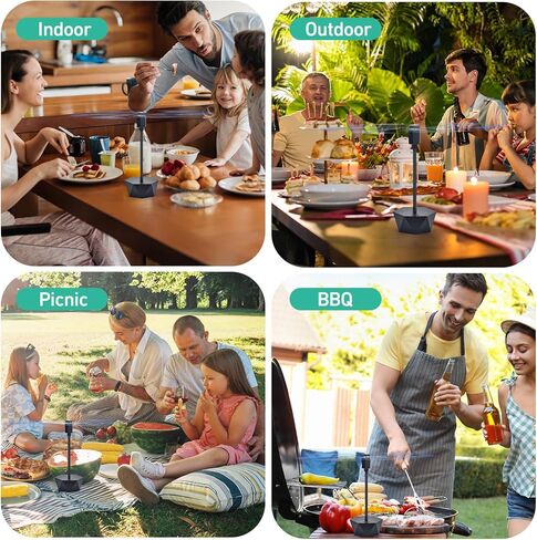 Guidot Fly Bug Fans for Food Tables ، Fly Control Table Top Top Keep Flies Away of Pannic Party Party Restaurant Camping and BBQ in Kuwait