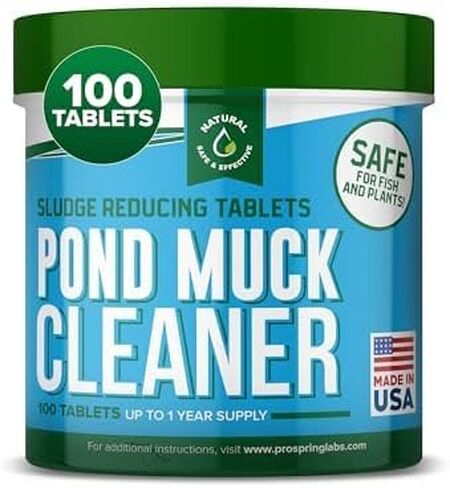 Pond Clarity Solution | Fish Pond Clarity Solution | Sludge Dissolver for Fish Pond 50 Tablets in Saudi Arabia