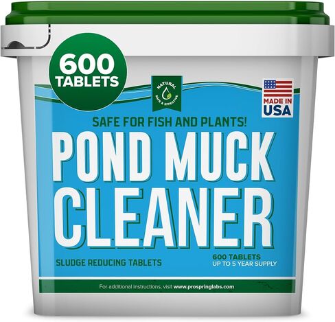 Pond Clarity Solution | Fish Pond Clarity Solution | Sludge Dissolver for Fish Pond 50 Tablets in Saudi Arabia