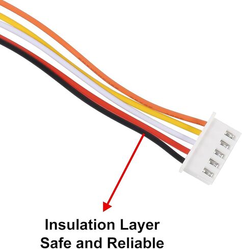 مجموعة موصلات Alinan 20 قطعة JST-XH2.54mm 3 دبابيس، تتضمن 10 قطع صغيرة 3 دبابيس 26AWG أنثى موصل قابس مع سلك كابل 200 مم و10 قطع موصل ذكر 3 دبابيس صغيرة in Kuwait
