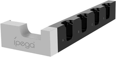 Charging Dock Station for Switch & Switch OLED, Charge up to 4 Controllers (White-Black) in Saudi Arabia