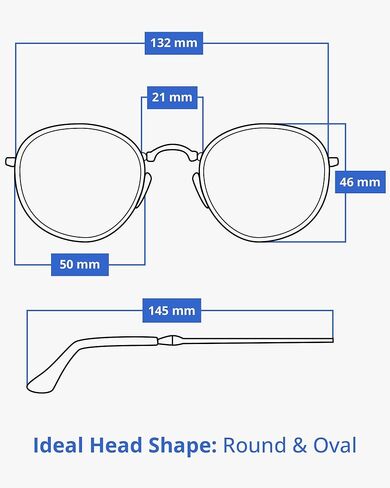 نظارات شمسية دائرية قابلة للطي، حماية من الأشعة فوق البنفسجية 400 والأشعة فوق البنفسجية فئة B للرجال والنساء، حقيبة جلدية قابلة للطي للنظارات الشمسية in Kuwait