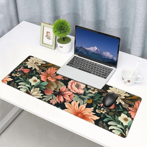 Black and White Checkered Gaming Mouse Pad, Large Mouse Pad for Desk Mat XXL XL Mousepad, Big Keyboard Pad Office Desk Accessories Decor in Saudi Arabia