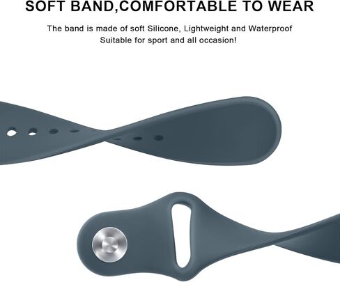 2 Pack Waterproof Bands for Fitbit Versa 2 Bands for Women Men, Soft Breathable Silicone Sport Replacement Wristbands in Saudi Arabia