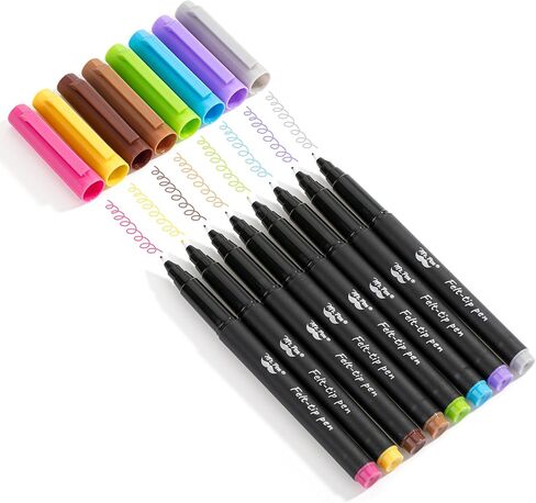 Mr. Pen- Felt Tip Pens, 16Pack, Colorful Felt Tip Pens, Felt Pens, Fine Felt Tip Pens Fine Point, Felt Tip Markers, Felt Tip Marker Pens Felt Tip, Felt Tip Pen, Pens for Journaling Pens, Planner Pens in Saudi Arabia