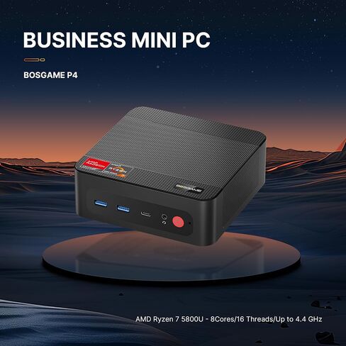 M3 Mini PC Intel Ultra 7 155H Windows 11 Pro 64GB DDR5(Dual 32GB x2) 2TB NVMe M.2 2280 SSD, Intel Arc Graphics 2.25GHz, Thunderbolt 4 8K 60HZ, Dual 2.5GbE LAN, WiFi 6E, BT 5.2 in Kuwait