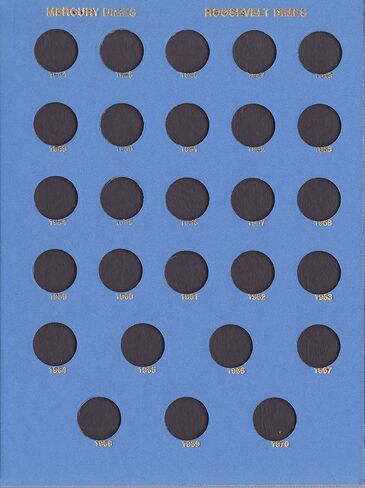 Whitman US Roosevelt Dime Folder Volume 2 1965-2004 / #9034 in Saudi Arabia