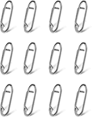 Fishing Swivels Ball Bearing Swivels Fishing Speed Clips for Fishing Lures Snap Swivels, Topwater Speed Clips Fishing Clips Quick Change Barrel Swivels Fishing Tackle in Kuwait