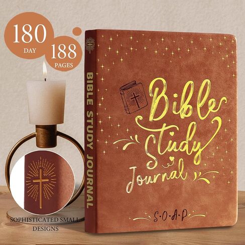 S.O.A.P. Bible Study Journal: Prayer & Church Notes Journal, 180-Day Spiritual Journey, Daily Devotional & Note-Taking Kit - Perfect Faith-Based Gift for Men & Women (Pink) in Saudi Arabia