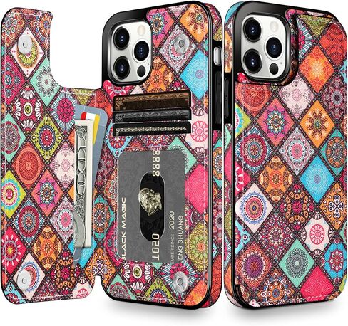 HianDier Wallet Case for iPhone 13 Pro MAX with Card Slot Holder Flip Folio in Saudi Arabia