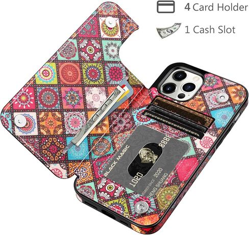 HianDier Wallet Case for iPhone 13 Pro MAX with Card Slot Holder Flip Folio in Saudi Arabia