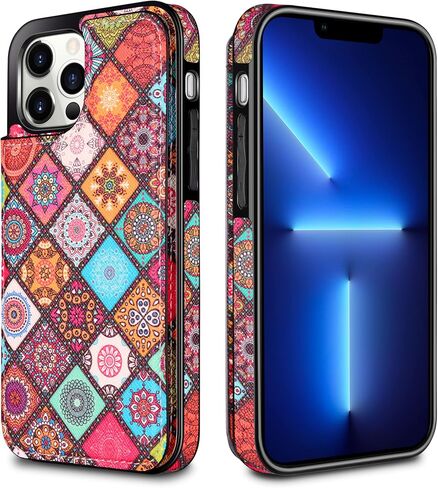 HianDier Wallet Case for iPhone 13 Pro MAX with Card Slot Holder Flip Folio in Saudi Arabia