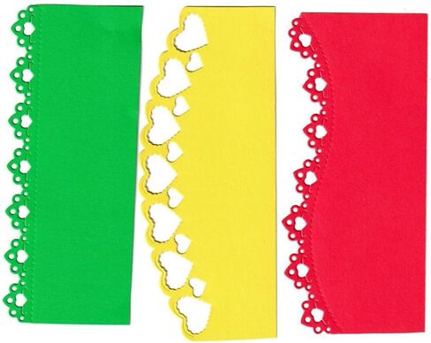 Metal 7pcs Flower Decorative Border Lace Die Cuts, Flower Lace Cutting Die DIY Crafts Template Mould Stencils for DIY Embossing Card Making Album Decorative Paper Scrapbooking in Kuwait