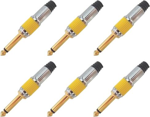 Riviera 6 Pack 6 Color Mono TS Plug Fine Nickel Labored مع جهات اتصال مطلية بالذهب 24K in Kuwait