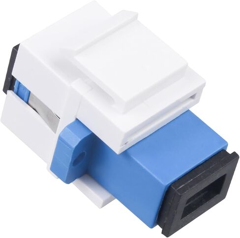 Xunsomten-10pcs SC/UPC ألياف مقرنة Keystone Jack Module للوحة التصحيح وألواح الجدار محول كابل الألياف SC SC Singlemode in Kuwait