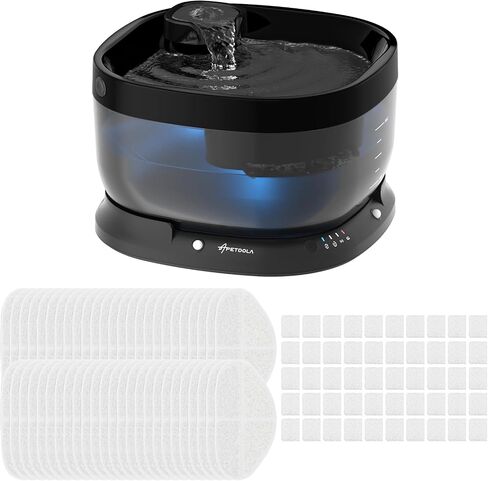 Wireless Dog Water Fountain, Battery Operated Dog Water Dispenser with Motion Sensor, 7L/237 fl oz Cordless Pet Fountain Water Bowl for Small to Large Dogs, Cats, Multi-Pets, 3 Work Modes in Saudi Arabia
