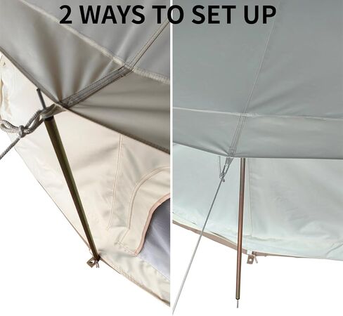 Danchel Outdoor Guy Short Guy Poles لتخييم خيمة Canvas Bell ، وملحقات Glamping Glamping القطب غير المعدلة للرياح ، 80 سم/31.5 '' in Kuwait