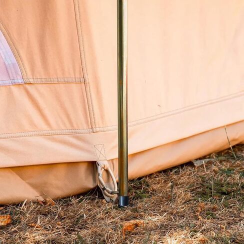 Danchel Outdoor Guy Short Guy Poles لتخييم خيمة Canvas Bell ، وملحقات Glamping Glamping القطب غير المعدلة للرياح ، 80 سم/31.5 '' in Kuwait