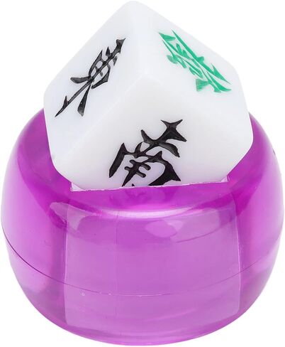Mahjong Dice, 5Pcs Mahjong Wind Direction Dices South West North Sphere Game Dice for Entertainment (Transparent Blue) in Saudi Arabia