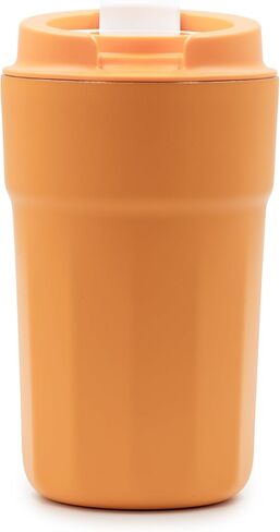 Vapur All Purpose Reusable Insulated Tumbler Cup with Flip Top Lid, Perfect for Morning Coffee and IceCold Drinks, Ideal for Travel and Fits in Most Cup Holders, 12 Ounce, Apricot, Pack of 1 in Saudi Arabia