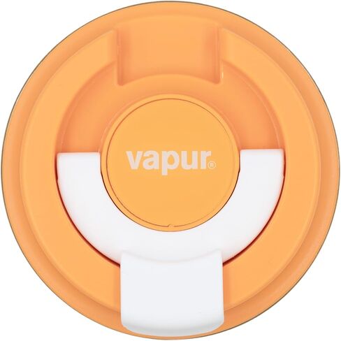 Vapur All Purpose Reusable Insulated Tumbler Cup with Flip Top Lid, Perfect for Morning Coffee and IceCold Drinks, Ideal for Travel and Fits in Most Cup Holders, 12 Ounce, Apricot, Pack of 1 in Saudi Arabia