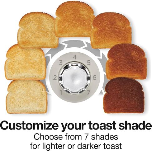 Proctor Silex Plastic 2 Slice Toaster, Bagel, Defrost & Cancel Buttons, Browning Control With 7 Shades, Auto Shutoff, Slide-Out Crumb Tray, Red (22661) in Saudi Arabia