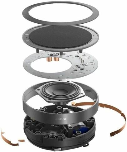 Jabra Speak2 75 SE (الإصدار الثاني) مكبر صوت بلوتوث اللاسلكي - 4 ميكروفونات إلغاء الضوضاء ، مكبرات صوت 65 مم - ميزة ربط جديدة - USB -A & USB -C - معتمدة من Zoom و Google Meet - Dark Gray in Kuwait