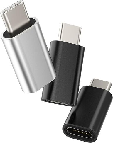 27W USB C أنثى إلى Lightning Male Fast Charger Adapter (3Pack) Type-C Port Charge Cord Colling Compling Data Sync Cable for iPhone 14 13 12 11 Pro Max Mini XS SE 7 8 X XR plus iPad Air in Kuwait