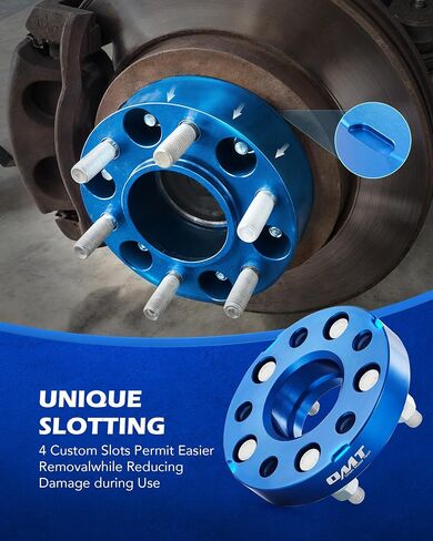 Orion Motor Tech Hub Centric 5x114.3 فواصل عجلات، 1 بوصة فواصل عجلات زرقاء مع مسامير M12x1.5 متوافقة مع Honda Accord Honda Civic Honda CRV Acura RSX Acura TL، طقم فاصل عجلة تجويف 64.1 مم، 4 قطع in Saudi Arabia