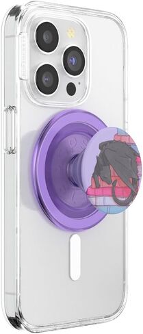 PopSockets Round Phone Grip Compatible with MagSafe, Adapter Ring Included, Phone Holder, Wireless Charging Compatible - One More Chapter Gloss in Saudi Arabia