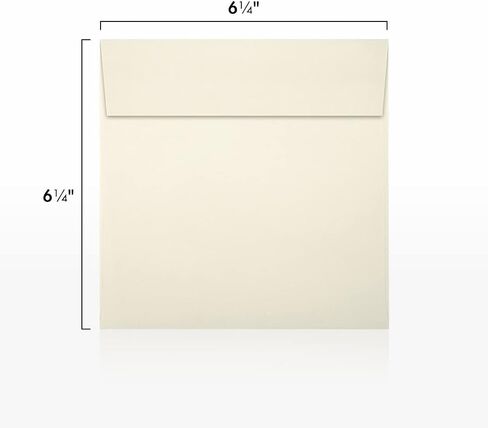 LUXPaper Square Invitation Envelopes | Peel & Press | 7 1/2" x 7 1/2" | Ruby Red | 80lb. Text | 50 Qty in Saudi Arabia