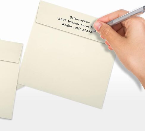 LUXPaper Square Invitation Envelopes | Peel & Press | 7 1/2" x 7 1/2" | Ruby Red | 80lb. Text | 50 Qty in Saudi Arabia