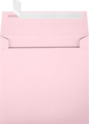 LUXPaper Square Invitation Envelopes | Peel & Press | 7 1/2" x 7 1/2" | Ruby Red | 80lb. Text | 50 Qty in Saudi Arabia