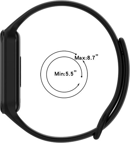 BabyValley Replacement Bands Compatible for Xiaomi smart Band 8 Active, Adjustable Silicone Band Accessory Straps Wristbands Bracelet Fit for Xiaomi smart Band 8 Active in Saudi Arabia