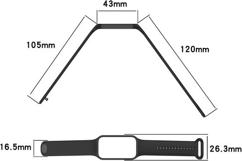 BabyValley Replacement Bands Compatible for Xiaomi smart Band 8 Active, Adjustable Silicone Band Accessory Straps Wristbands Bracelet Fit for Xiaomi smart Band 8 Active in Saudi Arabia