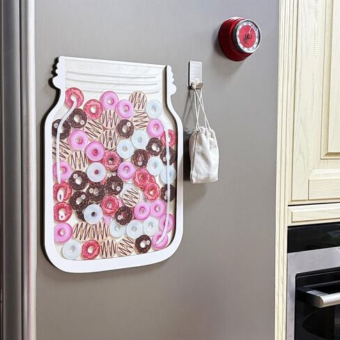 Ettonsun Reward Jars for Kids Magnetic Reward Jar Star Jar Reward System Reward Star Chart for Kids Behavior Chart for Classroom Rewards for Students (Doughnut) in Kuwait