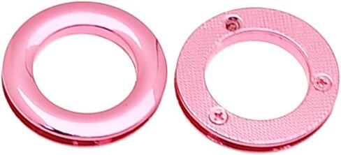 SZSJINMOORE 4Pcs 1 Inch Metal Round Screw-in Eyelet Zinc Alloy Screw Together Grommets Bag Loop Strap Connector Rings Handbag Purse Accessories (Light Gold) in Saudi Arabia