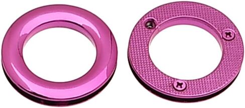SZSJINMOORE 4Pcs 1 Inch Metal Round Screw-in Eyelet Zinc Alloy Screw Together Grommets Bag Loop Strap Connector Rings Handbag Purse Accessories (Light Gold) in Saudi Arabia